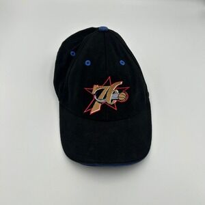 NBA Elevation Hat Philadelphia 76ers Mens OSFA Black Embroidered Adjustable Cap